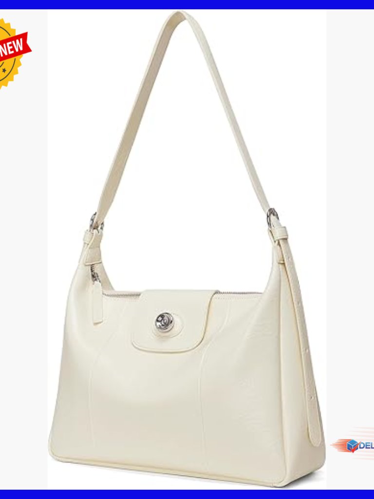 Large Leather Hobo Tote Shoulder Bag Adjustable Strap Crossbody